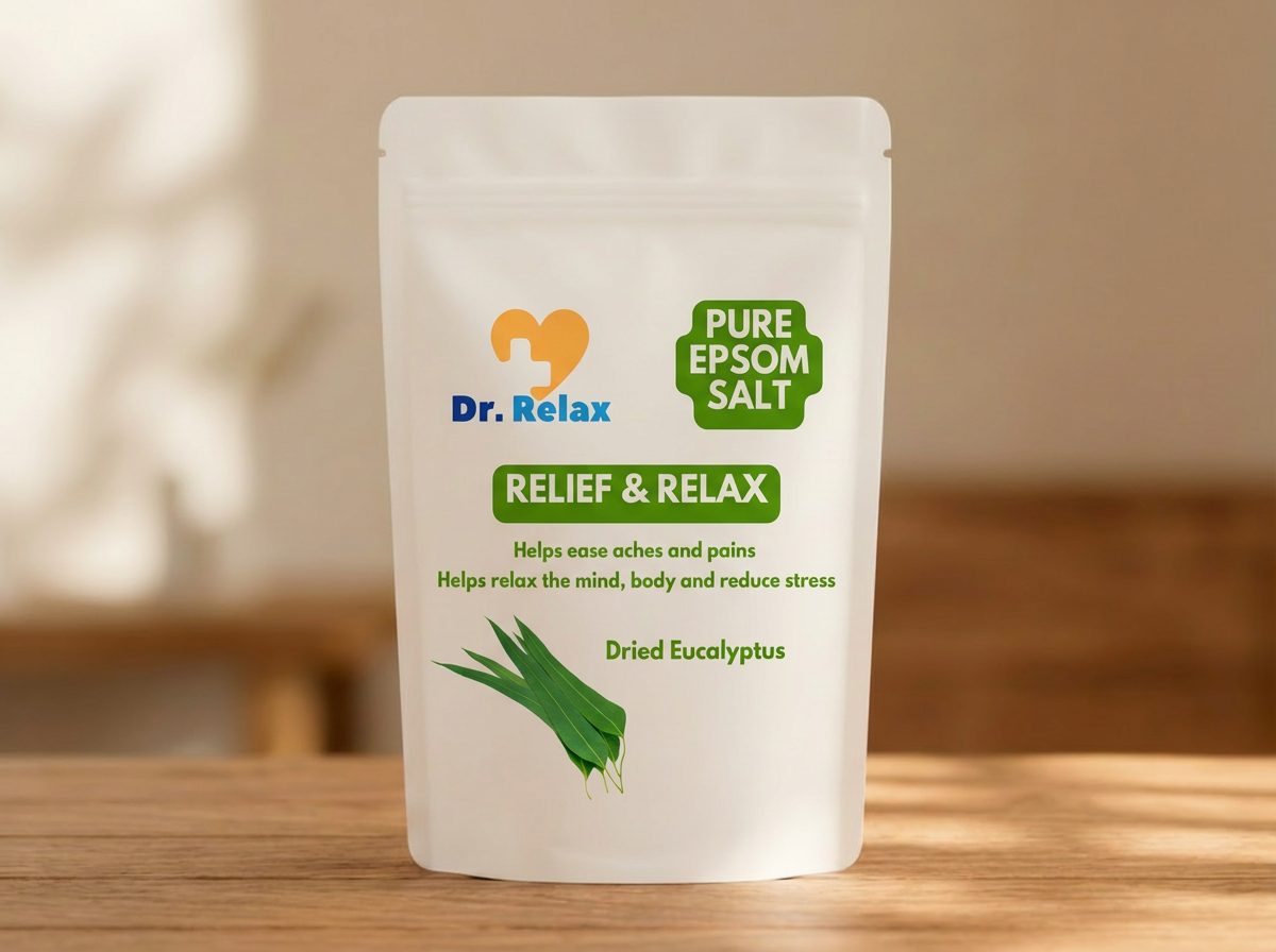 Dr. Relax Epsom Salt with Dried Eucalyptus