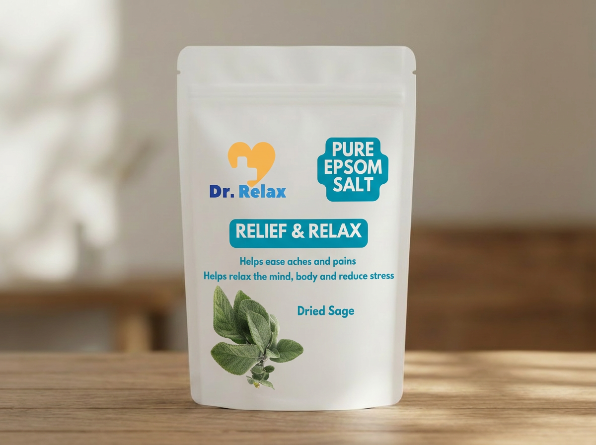 Dr. Relax Epsom Salt - with Dried Sage