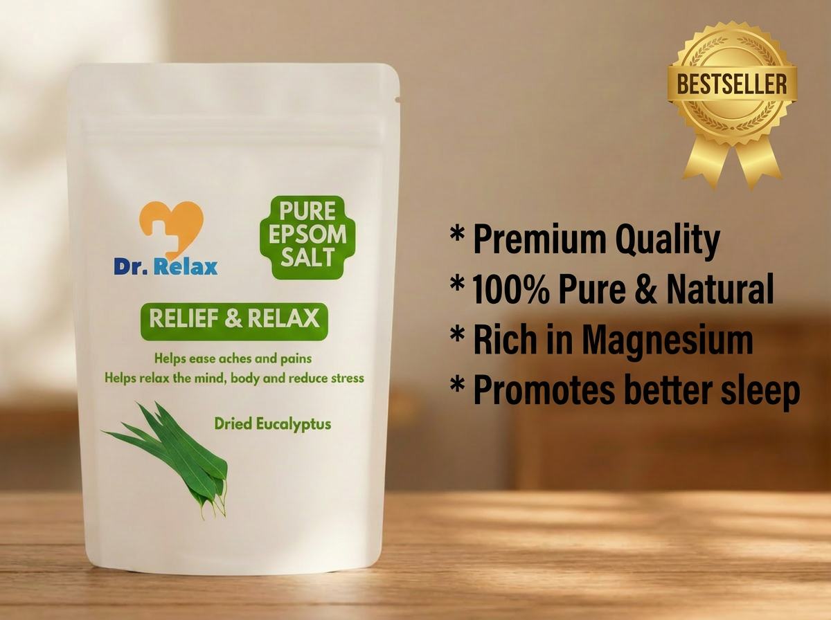 Dr. Relax Epsom Salt with Dried Eucalyptus