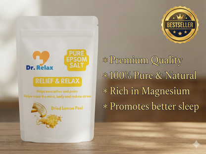 Dr. Relax Epsom Salt with Dried Lemon Peel