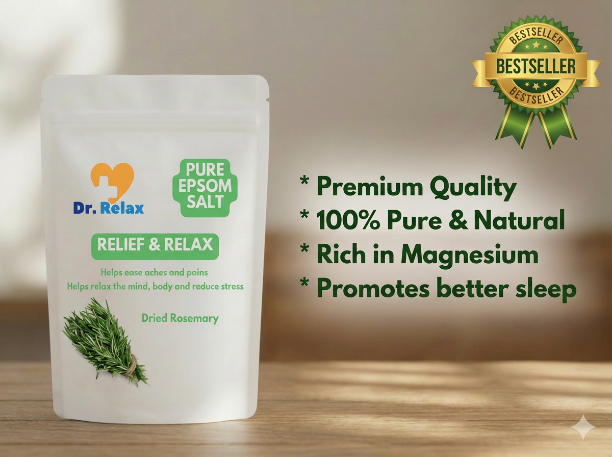 Dr. Relax Epsom Salt - with Dried Rosemary