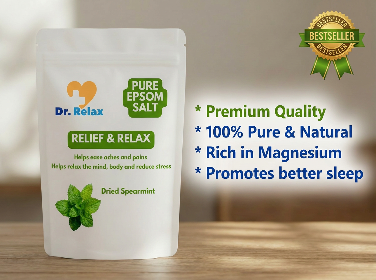 Dr. Relax Epsom Salt - with Dried Spearmint