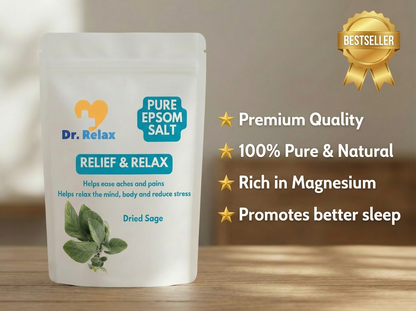Dr. Relax Epsom Salt - with Dried Sage