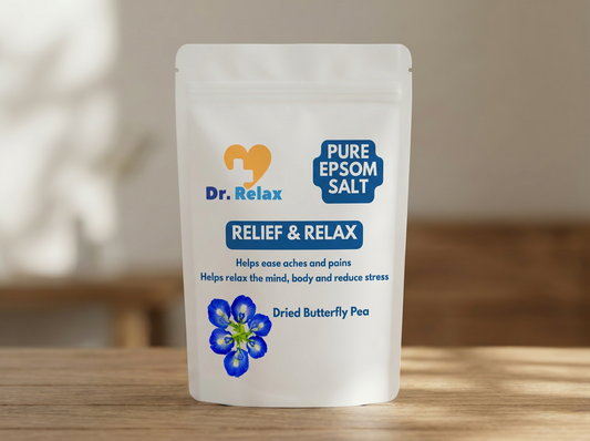Dr. Relax Epsom Salt - with Dried Butterfly Pea