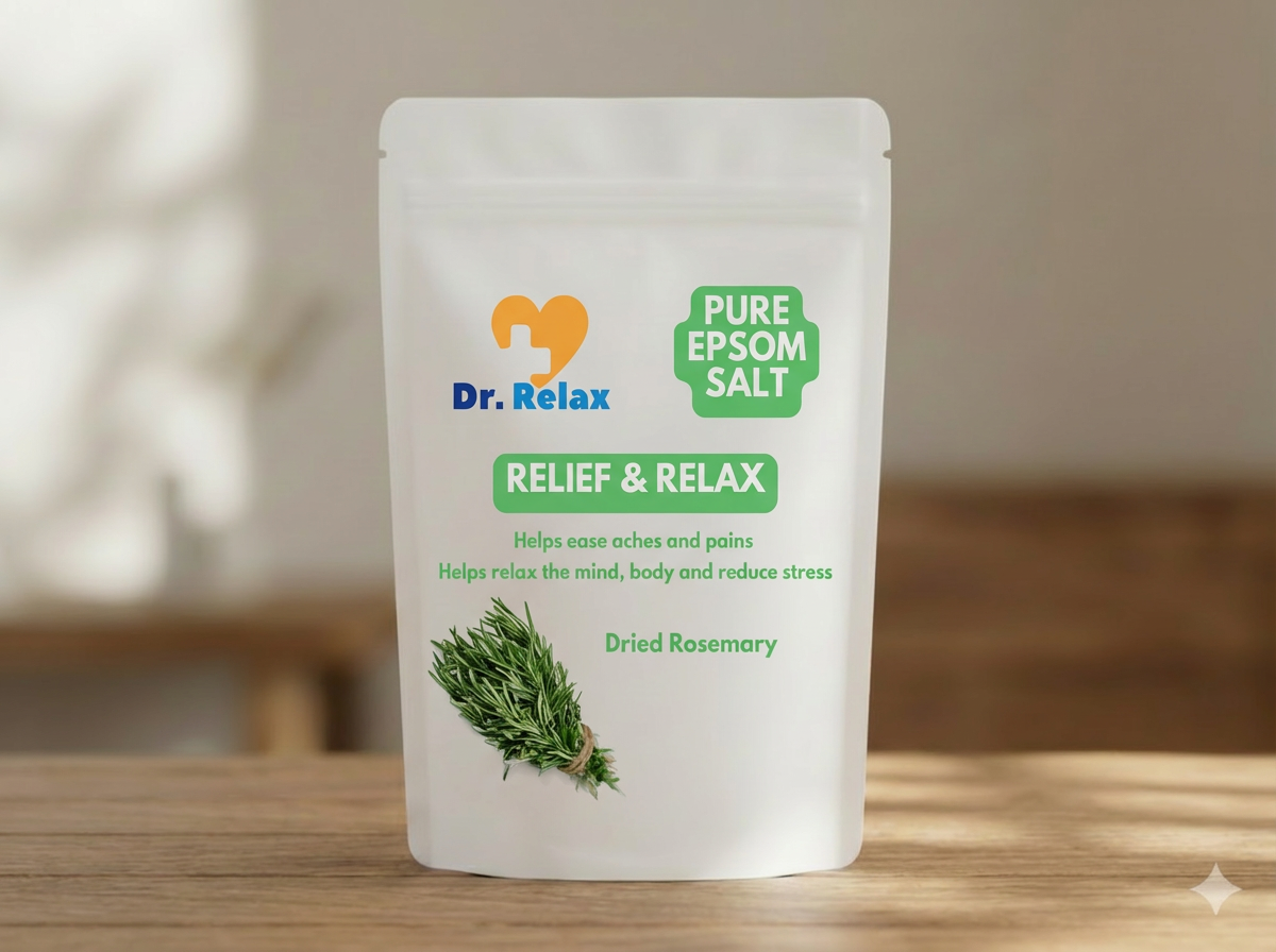 Dr. Relax Epsom Salt - with Dried Rosemary