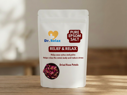 Dr. Relax Epsom Salt with Dried Rose Petals