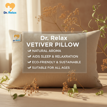 Dr. Relax Vetiver(Khus) Natural Pillow