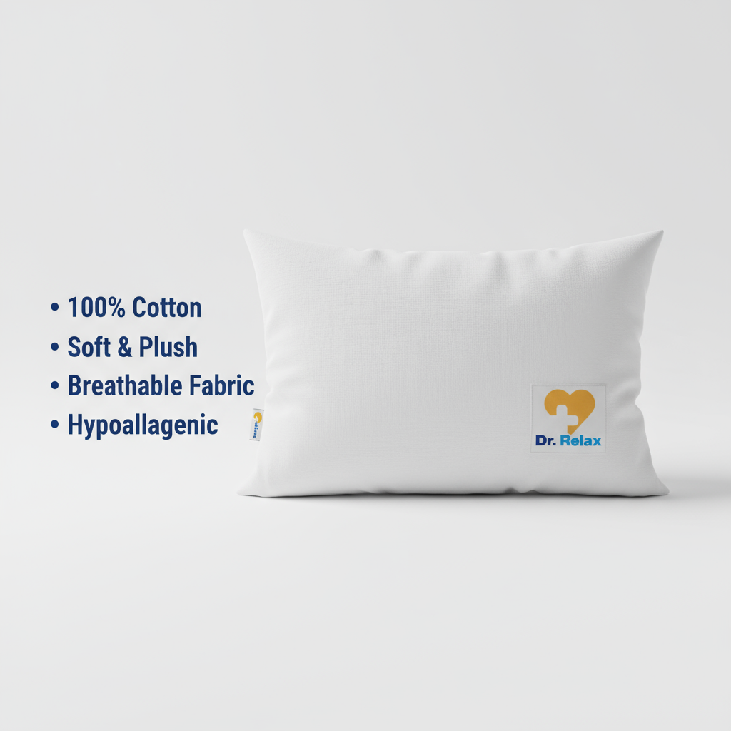 Dr. Relax 100% Cotton Natural Pillow