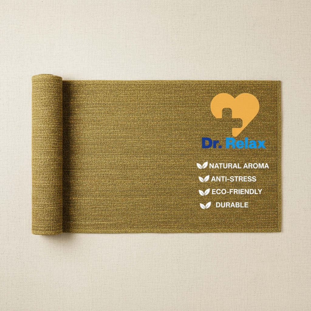 Dr. Relax Vetiver (Khus) Natural Yoga Mat